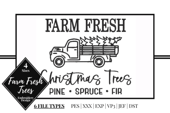 Farm Fresh Christmas Tree Embroidery Review