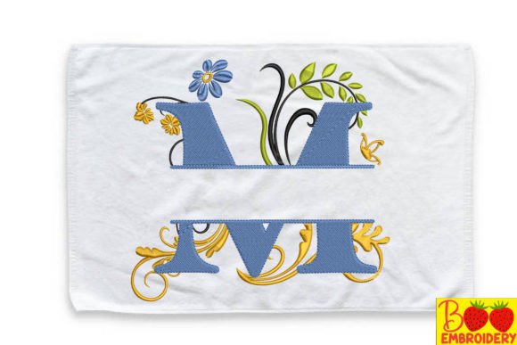 Floral Letter M Review for Handmade Gifts