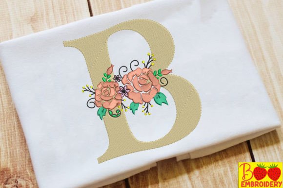 Letter B and Flower: A Designer's Review for Personalized Gifts