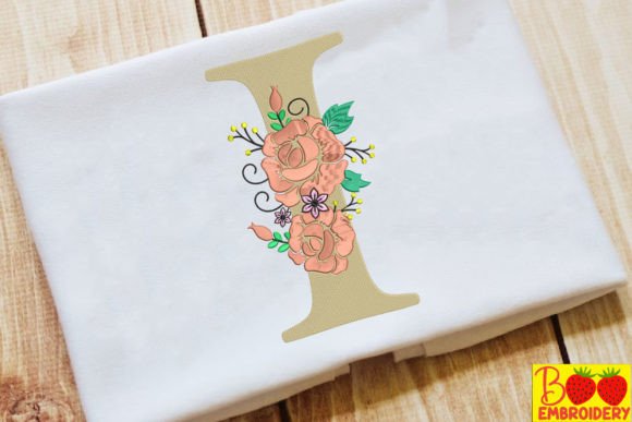 Letter I and Flower: A Designer's Take on a Sweet Embroidery Find