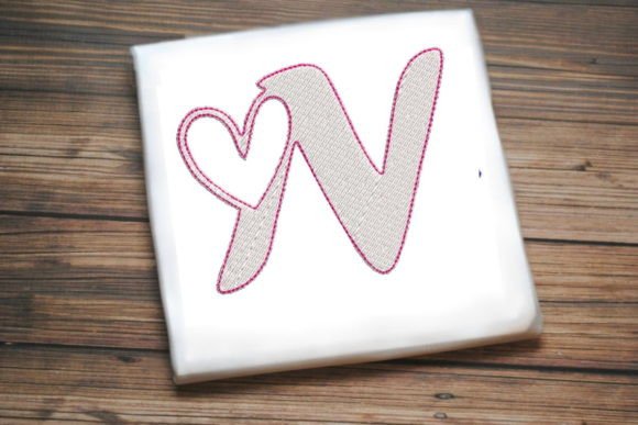 Letter N with Beautiful Heart: A Designer's Review for Personalized Gifts