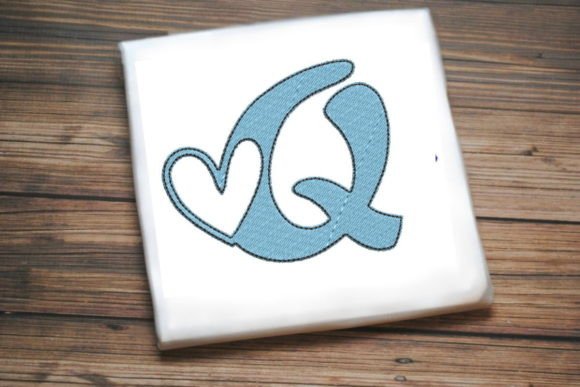 Letter Q with Beautiful Heart Review for Craft Fairs