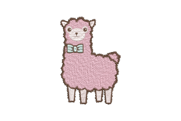 Llama Embroidery Design Review for Craft Fairs