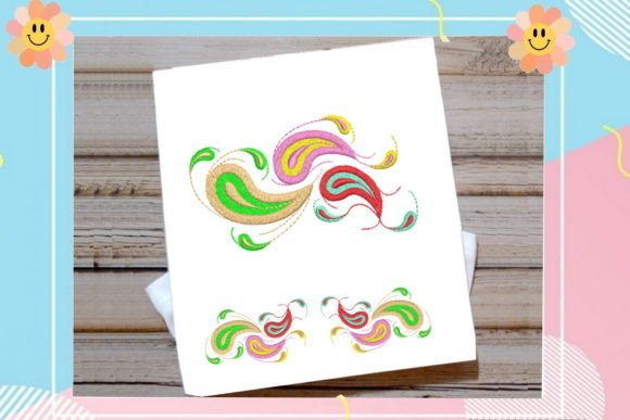 Multicolor Leaf Embroidery Design Review