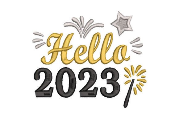 New Year 2023 Letter Hello