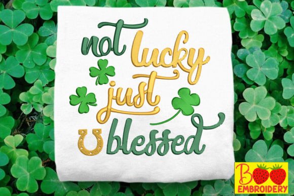 Not Lucky Just Blessed Embroidery Review