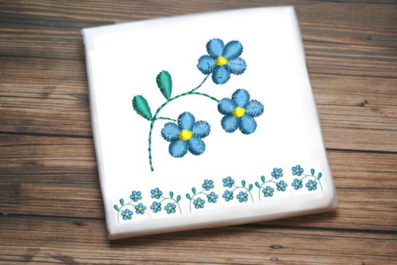 Small Blue Flowers: A Designer's Review for Boutique Sweatshirts