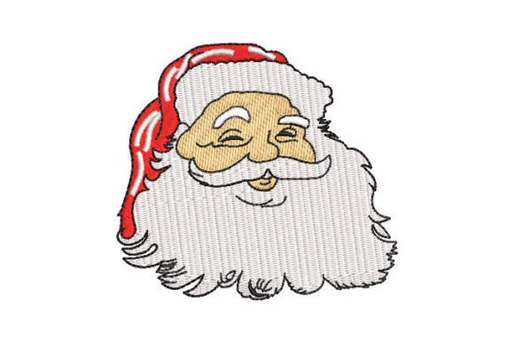 Smiling Santa Claus Face Review for Merch