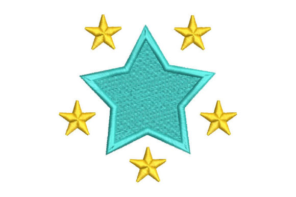 Stars Figure: A Timeless Embroidery Design for Handmade Gifts