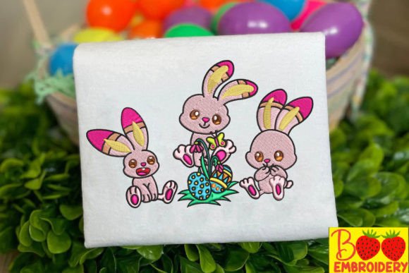 Three Pink Rabbits Easter Day Design Review