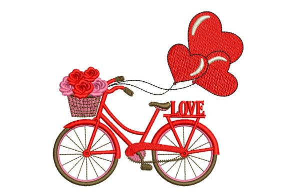 Valentine s Day Bike Embroidery Review