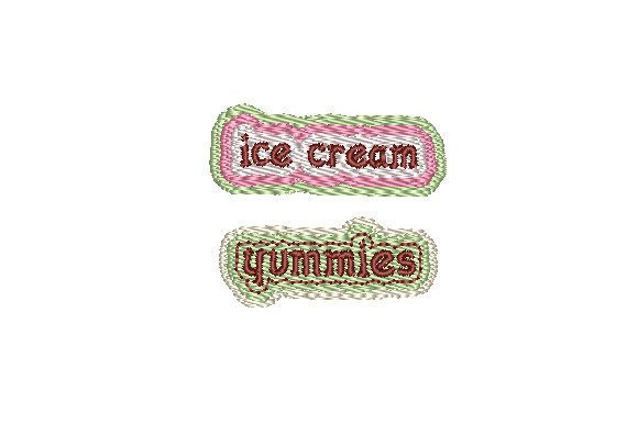Yummies and Ice Cream Text: A Designer's Review